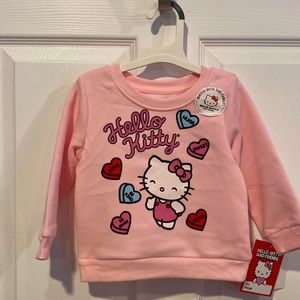 BNWT Hello Kitty Baby Valentine’s Day Sweatshirt